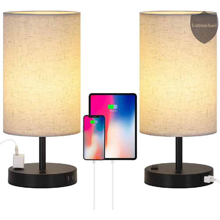 Latitude Run® Metal Usb Table Lamp Wayfair Canada 5390